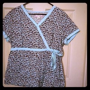 Koi scrub top